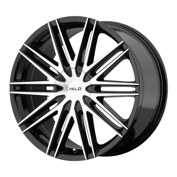 HELO HE880 Gloss Black Machined Face Wheels for 2011-2011 FORD CROWN VICTORIA - 17x7.5 42 mm 17" - (2011)