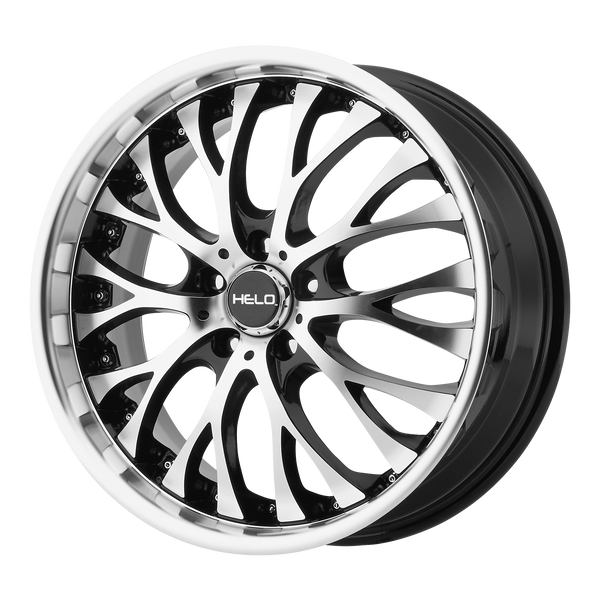 HELO HE890 Gloss Black Machined Face Wheels for 2008-2009 CHEVROLET EQUINOX - 20x8.5 35 mm 20" - (2009 2008)