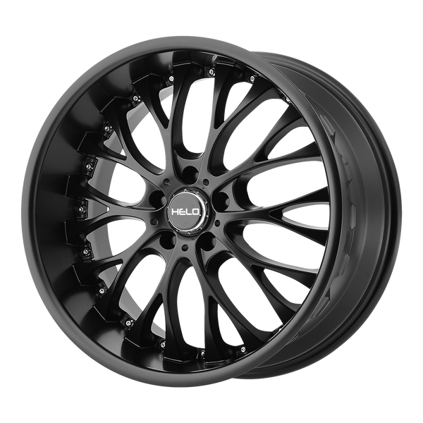 HELO HE890 Satin Black Wheels for 2016-2019 ACURA RLX - 20x10 40 mm 20" - (2019 2018 2017 2016)