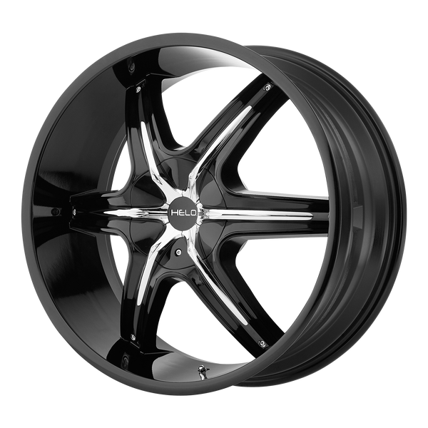 Helo HE891 GLOSS BLACK Wheels for 2019-2022 CHEVROLET SILVERADO 1500 [] - 24X9 35 MM - 24"  - (2022 2021 2020 2019)