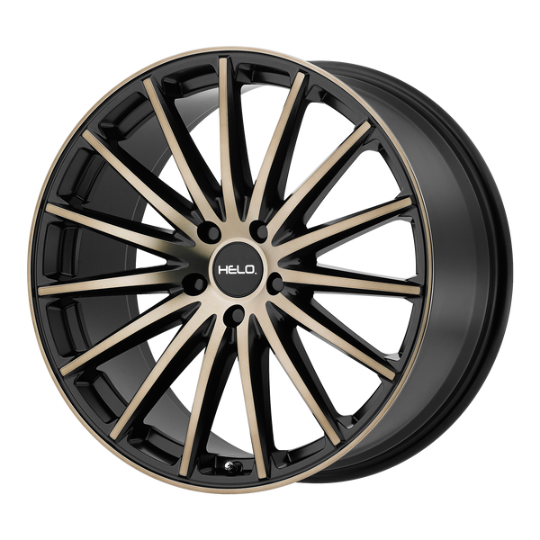 HELO HE894 Satin Black Dark Tint Wheels for 1995-2002 ACURA TL - 17x7.5 40 mm 17" - (2002 2001 2000 1999 1998 1997 1996 1995)