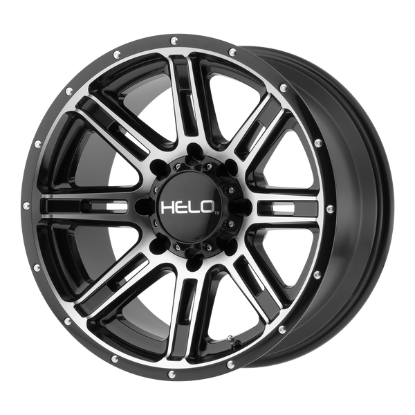 HELO HE900 Gloss Black Machined Wheels for 2004-2004 FORD EXPEDITION - 20x9 18 mm 20" - (2004)