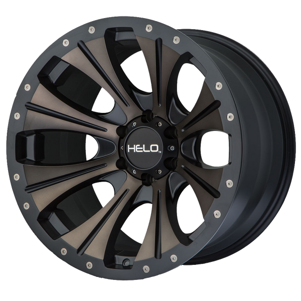 HELO HE901 Satin Black Dark Tint Wheels for 1997-1997 FORD F-250 - 18x9 0 mm 18" - (1997)