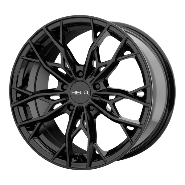HELO HE907 Gloss Black Wheels for 2005-2012 ACURA RL - 18x8 40 mm 18" - (2012 2011 2010 2009 2008 2007 2006 2005)