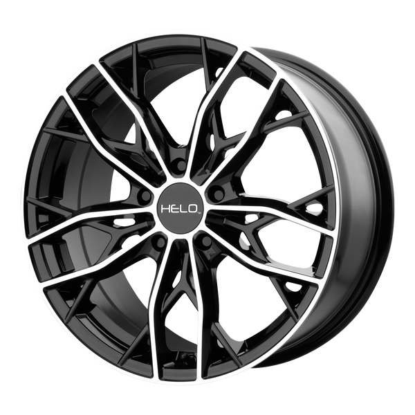 HELO HE907 Gloss Black Machined Wheels for 2004-2006 ACURA MDX - 18x8 40 mm 18" - (2006 2005 2004)