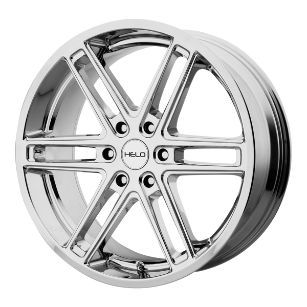 HELO HE908 Chrome Wheels for 2004-2018 FORD F-150 - 22x9 30 mm 22" - (2018 2017 2016 2015 2014 2013 2012 2011 2010 2009 2008 2007 2006 2005 2004)
