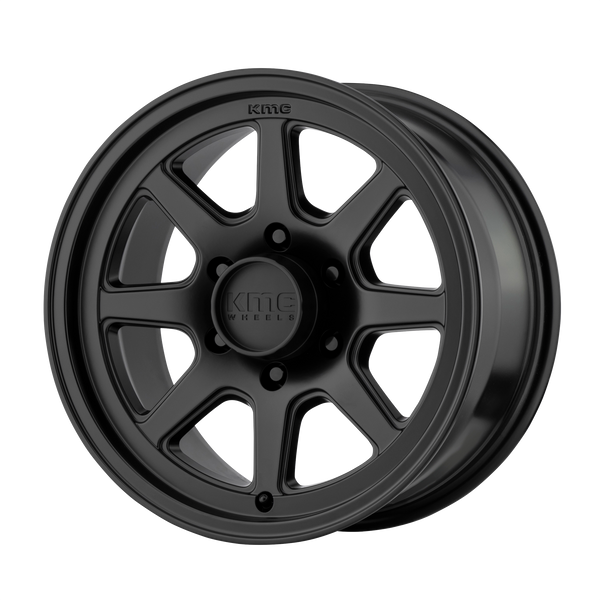 KMC KM301 TURBINE SATIN BLACK Wheels for 2022-2024 FORD EXPEDITION [] - 17X9 18 MM - 17"  - (2024 2023 2022)