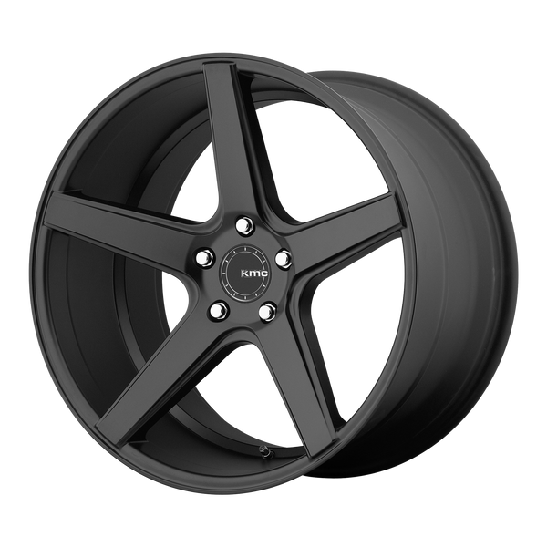 KMC DISTRICT Satin Black Wheels for 1991-1995 ACURA LEGEND - 19x8.5 35 mm 19" - (1995 1994 1993 1992 1991)