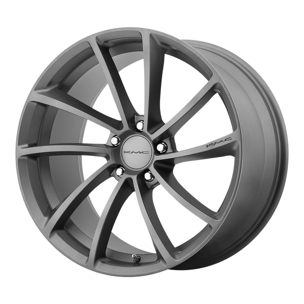 KMC SPIN Gun Metal Wheels for 2011-2012 ACURA RDX - 18x8 35 mm 18" - (2012 2011)