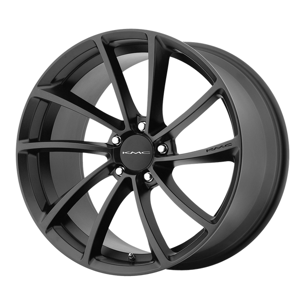 KMC SPIN Satin Black Wheels for 2019-2019 NISSAN 370Z - 19x8.5 35 mm 19" - (2019)