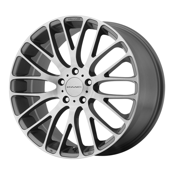 KMC MAZE Pearl Gray W/ Brushed Face Wheels for 2015-2016 VOLKSWAGEN BEETLE - 17x7 45 mm 17" - (2016 2015)