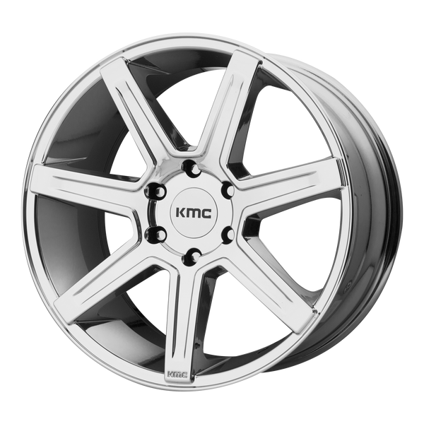 KMC REVERT Chrome Wheels for 2013-2017 RAM 1500 - 24x9.5 15 mm 24" - (2017 2016 2015 2014 2013)