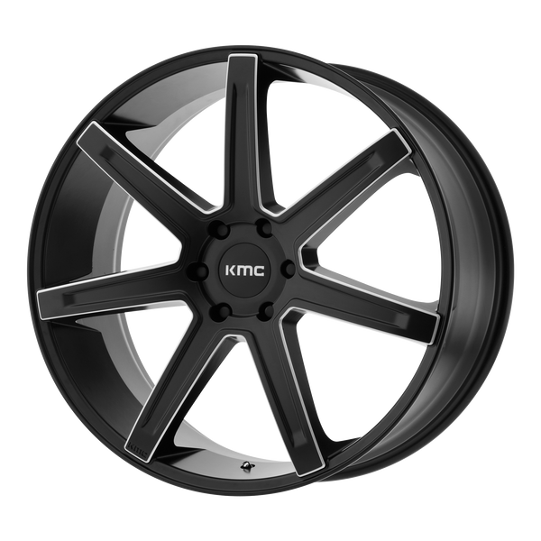 KMC REVERT Satin Black Milled Wheels for 2007-2017 FORD EXPEDITION EL - 20x9 35 mm 20" - (2017 2016 2015 2014 2013 2012 2011 2010 2009 2008 2007)