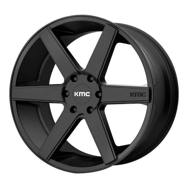 KMC DISTRICT TRUCK Satin Black Wheels for 1996-1997 ACURA SLX - 22x9 30 mm 22" - (1997 1996)