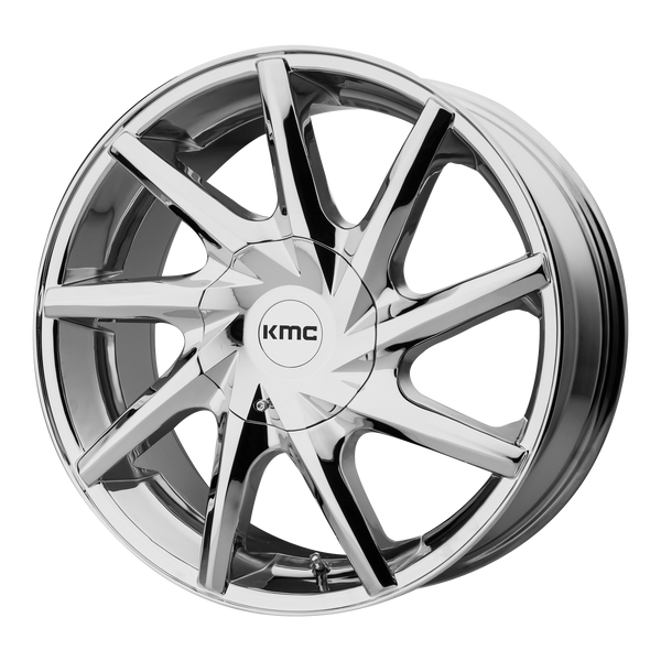 KMC BURST Chrome Wheels for 1996-1999 ACURA SLX - 20x8.5 15 mm 20" - (1999 1998 1997 1996)