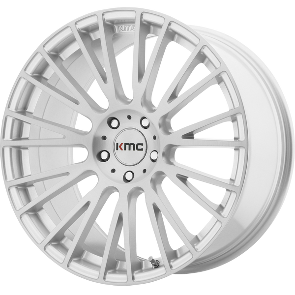 KMC IMPACT Brushed Silver Wheels for 2014-2015 ACURA RLX - 18x8 38 mm 18" - (2015 2014)