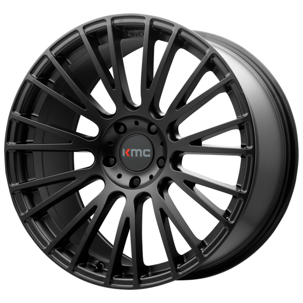KMC KM706 IMPACT SATIN BLACK Wheels for 2004-2008 ACURA TL BASE 3.2L [] - 18X8 38 mm - 18"  - (2008 2007 2006 2005 2004)