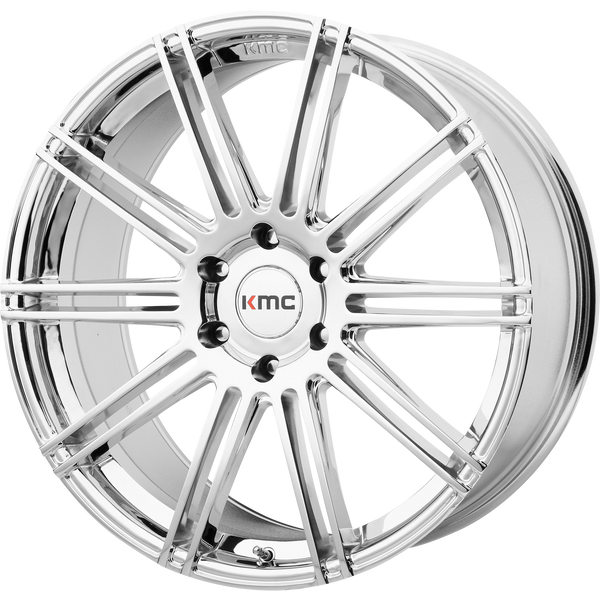 KMC KM707 CHANNEL CHROME Wheels for 2021-2023 ACURA TLX [] - 20X9 30 mm - 20"  - (2023 2022 2021)