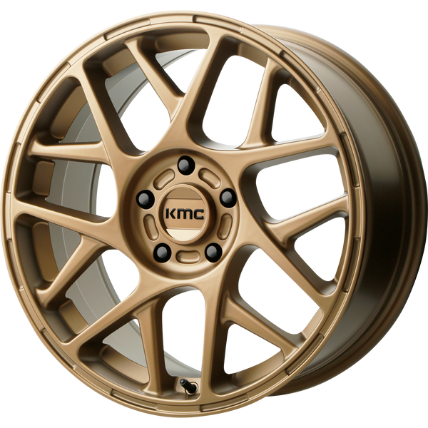 KMC BULLY Matte Bronze Wheels for 1984-1988 TOYOTA PICKUP LIFTED ONLY - 18x8 38 mm 18" - (1988 1987 1986 1985 1984)