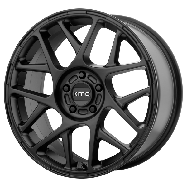 KMC BULLY Satin Black Wheels for 1995-2008 ACURA TL - 18x8 38 mm 18" - (2008 2007 2006 2005 2004 2003 2002 2001 2000 1999 1998 1997 1996 1995)