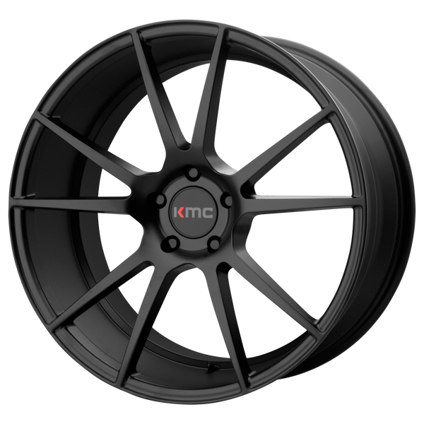 KMC KM709 FLUX SATIN BLACK Wheels for 2021-2023 ACURA TLX [] - 20X8.5 25 mm - 20"  - (2023 2022 2021)