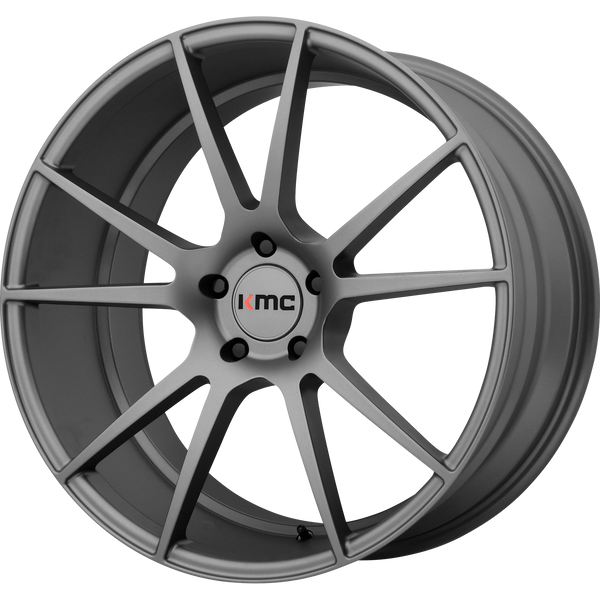 KMC KM709 FLUX CHARCOAL Wheels for 2019-2023 ACURA RDX [] - 20X8.5 25 mm - 20"  - (2023 2022 2021 2020 2019)