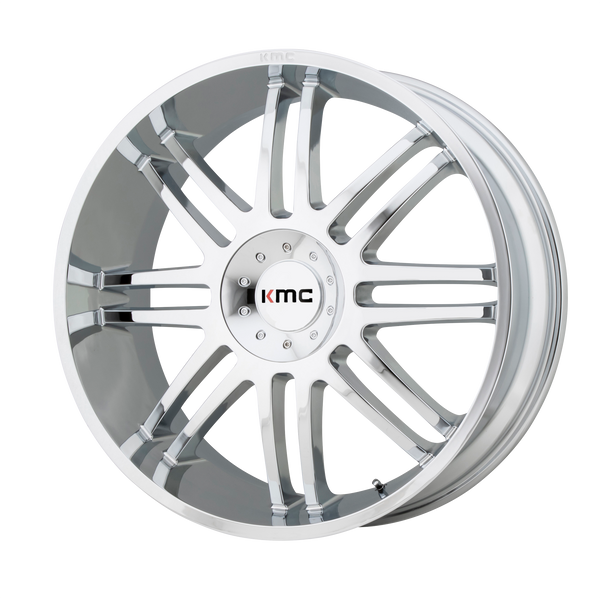 KMC KM714 REGULATOR CHROME Wheels for 1997-2006 JEEP WRANGLER [] - 20X9 30 MM - 20"  - (2006 2005 2004 2003 2002 2001 2000 1999 1998 1997)