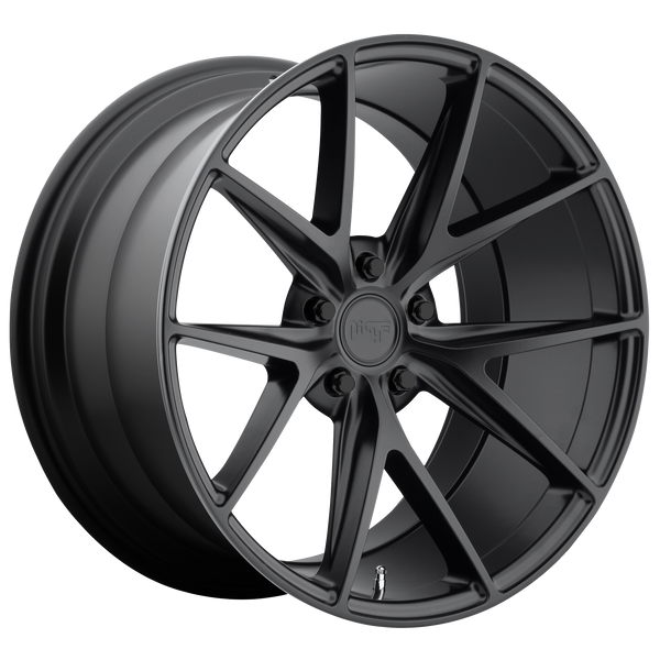 NICHE MISANO MATTE BLACK Wheels for 1995-1998 ACURA TL - 17x8 40 mm 17" - (1998 1997 1996 1995)
