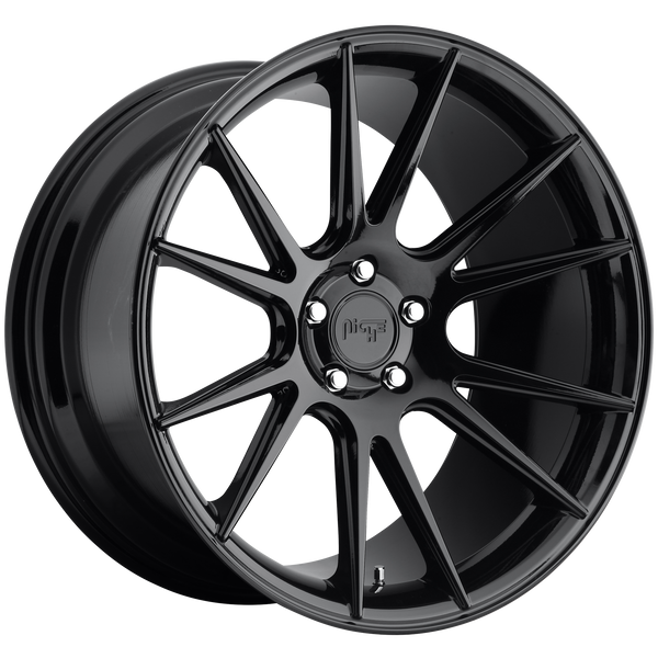 NICHE VICENZA GLOSS BLACK Wheels for 2001-2015 HYUNDAI SANTA FE - 20x9 35 mm 20" - (2015 2014 2013 2012 2011 2010 2009 2008 2007 2006 2005 2004 2003 2002 2001)