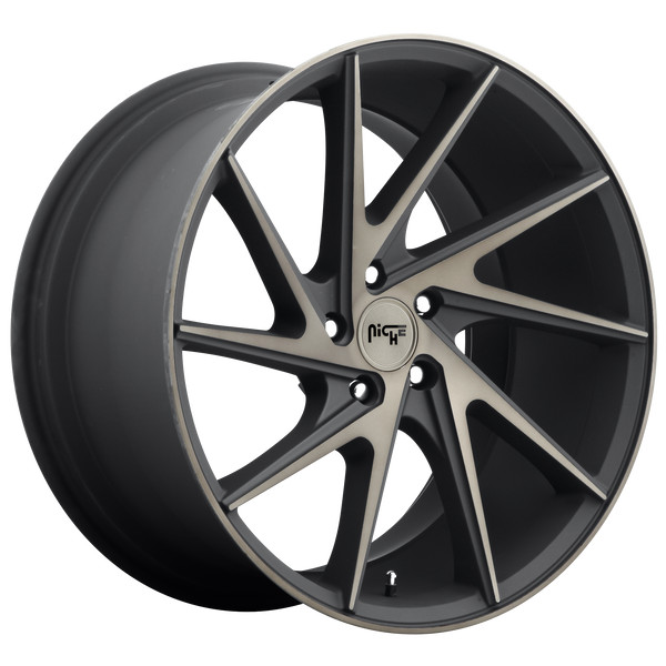 NICHE INVERT MATTE BLACK MACHINED RING Wheels for 2013-2014 CHEVROLET MALIBU - 20x10.5 35 mm 20" - (2014 2013)