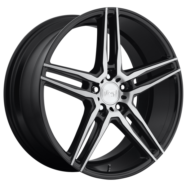 NICHE TURIN MATTE BLACK MACHINED Wheels for 2002-2003 ACURA TL TYPE-S - 18x9.5 40 mm 18" - (2003 2002)