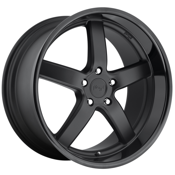 NICHE PANTANO MATTE BLACK Wheels for 2007-2013 ACURA MDX - 19x8.5 35 mm 19" - (2013 2012 2011 2010 2009 2008 2007)
