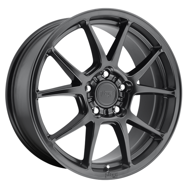 NICHE MESSINA MATTE BLACK Wheels for 2003-2005 FORD EXPLORER - 18x8 40 mm 18" - (2005 2004 2003)