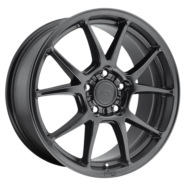 NICHE MESSINA MATTE BLACK Wheels for 2012-2014 ACURA TSX - 17x8 40 mm 17" - (2014 2013 2012)