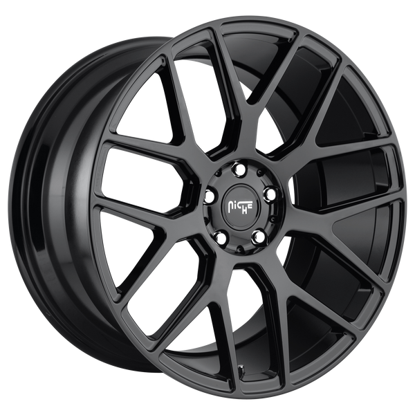 NICHE INTAKE GLOSS BLACK Wheels for 2010-2010 HYUNDAI GENESIS COUPE - 20x10 40 mm 20" - (2010)