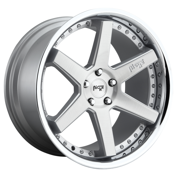 NICHE ALTAIR GLOSS SILVER Wheels for 2001-2006 ACURA MDX - 20x10.5 40 mm 20" - (2006 2005 2004 2003 2002 2001)