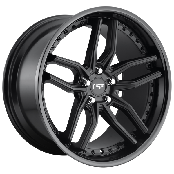 NICHE METHOS GLOSS BLACK MATTE BLACK Wheels for 2004-2006 BMW X3 - 20x10.5 35 mm 20" - (2006 2005 2004)