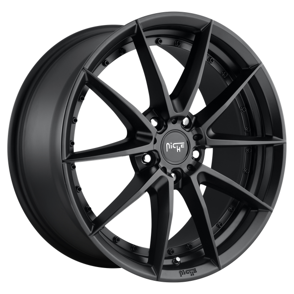 NICHE SECTOR MATTE BLACK Wheels for 2019-2019 VOLVO XC40 - 19x8.5 40 mm 19" - (2019)