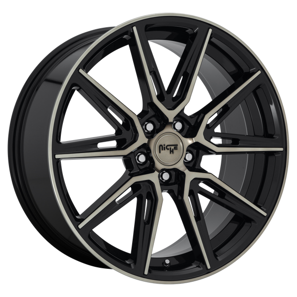 NICHE GEMELLO GLOSS MACHINED DOUBLE DARK TINT Wheels for 2011-2012 ACURA RDX - 20x10.5 40 mm 20" - (2012 2011)