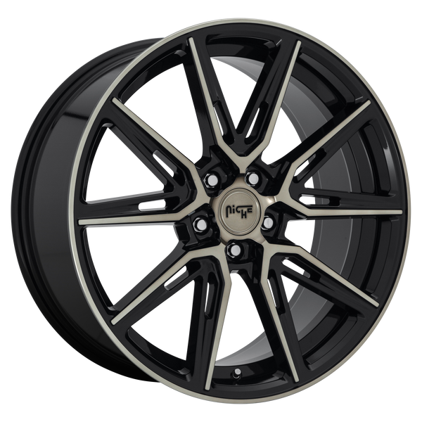 NICHE GEMELLO GLOSS MACHINED DOUBLE DARK TINT Wheels for 2001-2001 ACURA CL - 20x10.5 40 mm 20" - (2001)