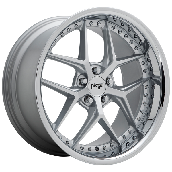 NICHE VICE MATTE SILVER Wheels for 2016-2016 BMW 330E - 20x9 35 mm 20" - (2016)