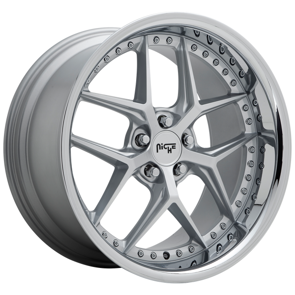 NICHE VICE MATTE SILVER Wheels for 2017-2018 ACURA MDX - 20x9 35 mm 20" - (2018 2017)