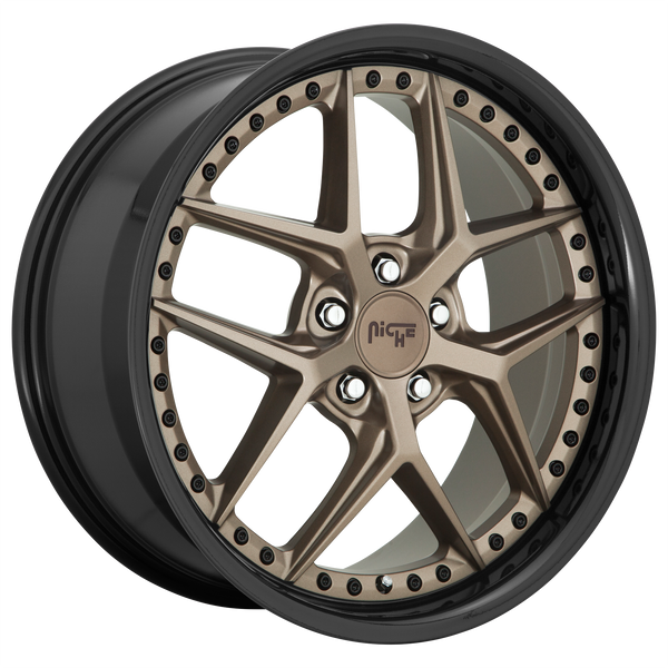 NICHE VICE MATTE BRONZE BLACK BEAD RING Wheels for 1996-1998 ACURA RL - 20x10.5 40 mm 20" - (1998 1997 1996)