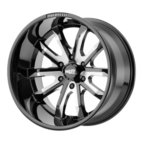 MOTO METAL DAGGER Gloss Black Milled Wheels for 1997-1997 FORD F-250 - 18x9 18 mm 18" - (1997)