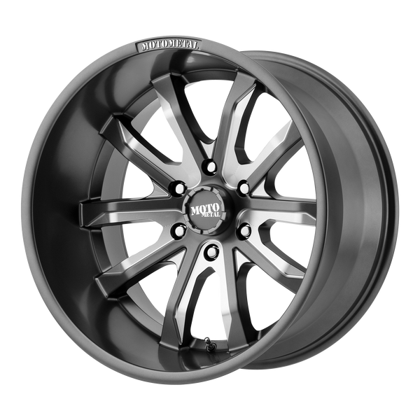 MOTO METAL DAGGER Satin Gray Milled Wheels for 1996-1997 ACURA SLX - 20x9 18 mm 20" - (1997 1996)