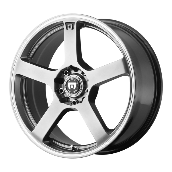 MOTEGI MR116 Dark Silver Machined Flange Wheels for 2001-2003 ACURA CL TYPE-S - 17x7 40 mm 17" - (2003 2002 2001)