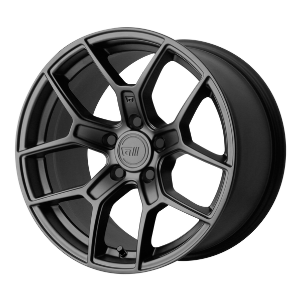 MOTEGI MR133 Satin Black Wheels for 2015-2019 ACURA TLX - 17x8.5 45 mm 17" - (2019 2018 2017 2016 2015)