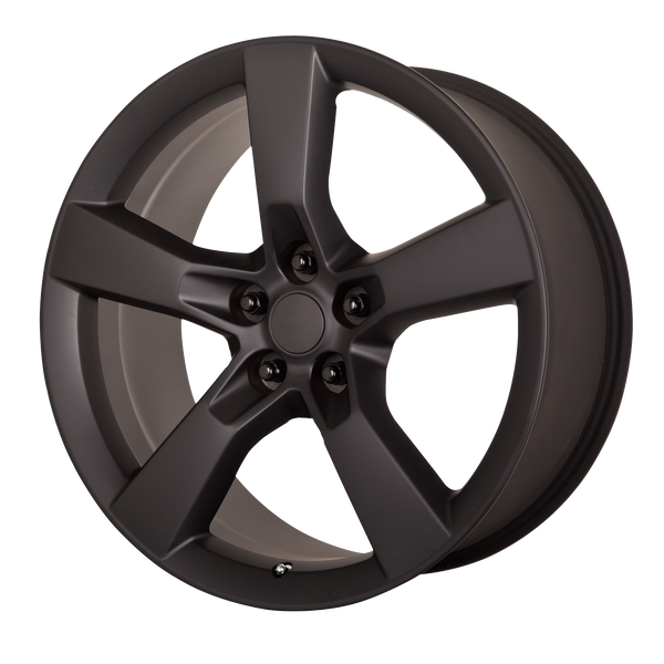 OE CREATIONS PR125 Matte Black Wheels for 2017-2019 CHEVROLET CAMARO ZL1 - 20" x 9" 40 mm 20" - (2019 2018 2017)