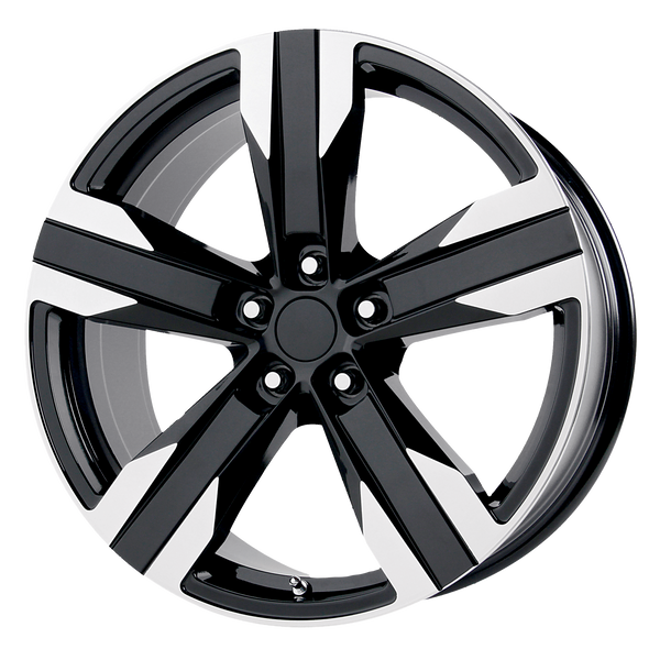 Performance Replicas PR135 GLOSS BLACK MACHINED Wheels for 2017-2020 ACURA MDX [] - 20X9 40 mm - 20"  - (2020 2019 2018 2017)