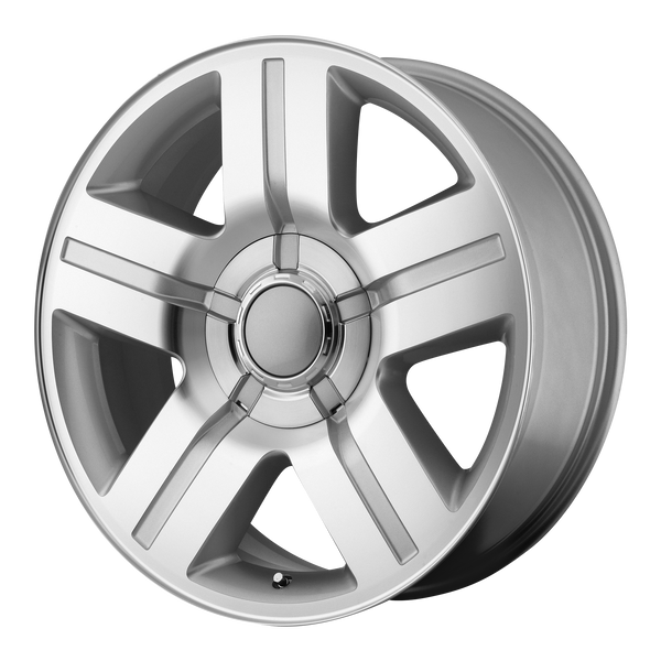 OE CREATIONS PR147 Silver Machined Wheels for 2019-2019 GMC SIERRA 1500 - 24" x 10" 31 mm 24" - (2019)